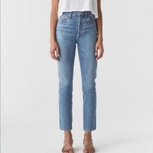 AGOLDE NWT 25 Remy High Rise Jean $178